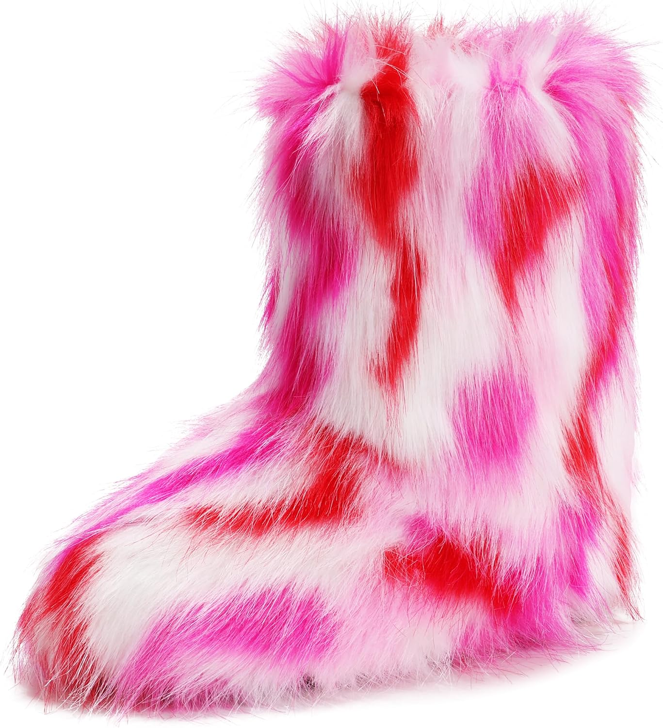 Thumbnail 5 de IXU Women's Faux Fur Mid-Calf Boot — Warm Flat Boots