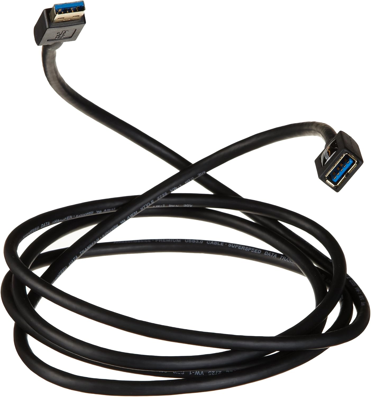 Detalle de Amazonベーシック 15M8 USB 3.0延長ケーブル 2.0m、Aオス-Aメス・金メッキコネクタ