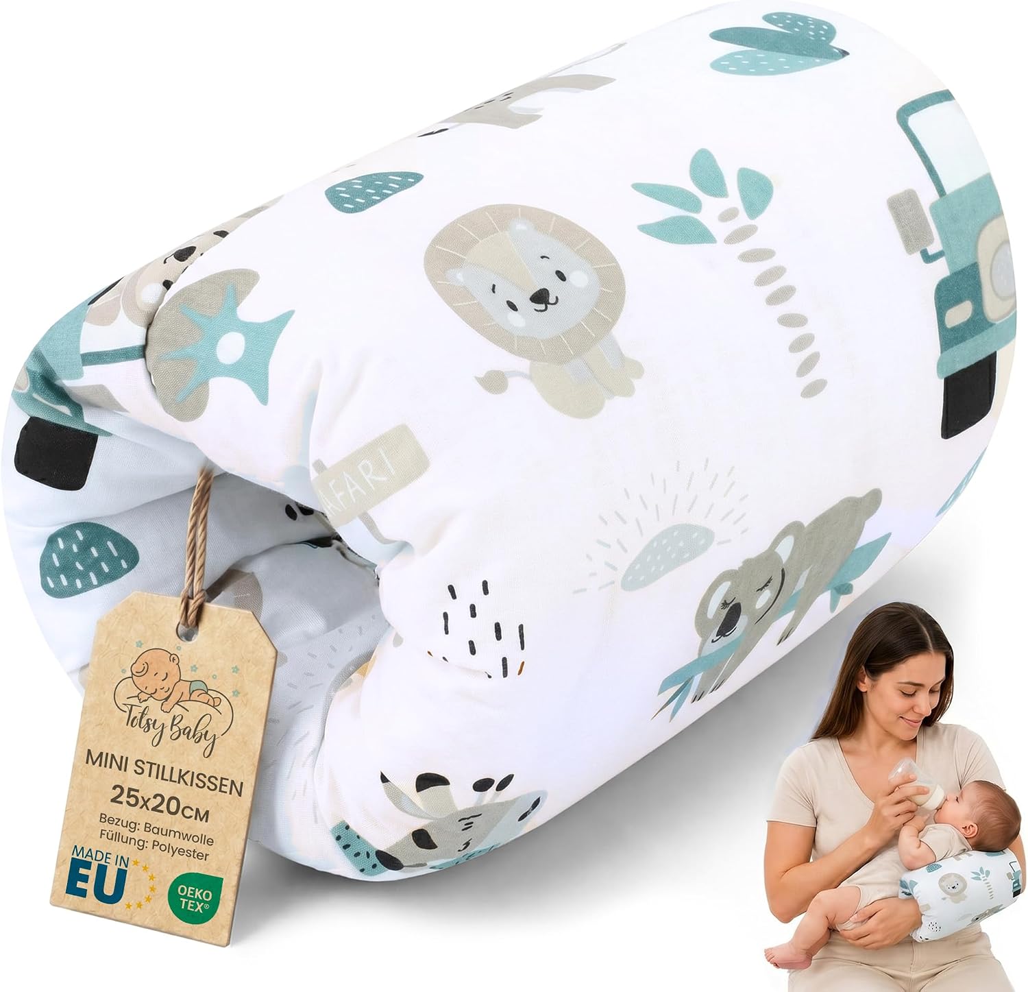 Stillkissen klein – Breastfeeding- und Nursing Pillow für unterwegs (20 cm)