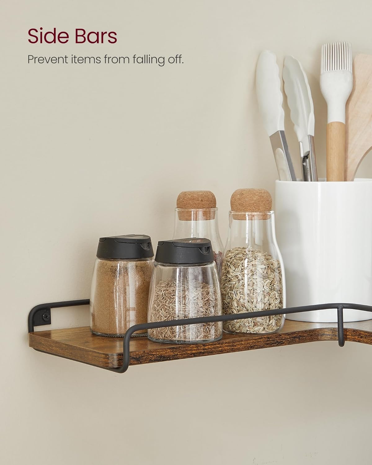 Thumbnail 5 de VASAGLE LLS831B01 floating corner shelves