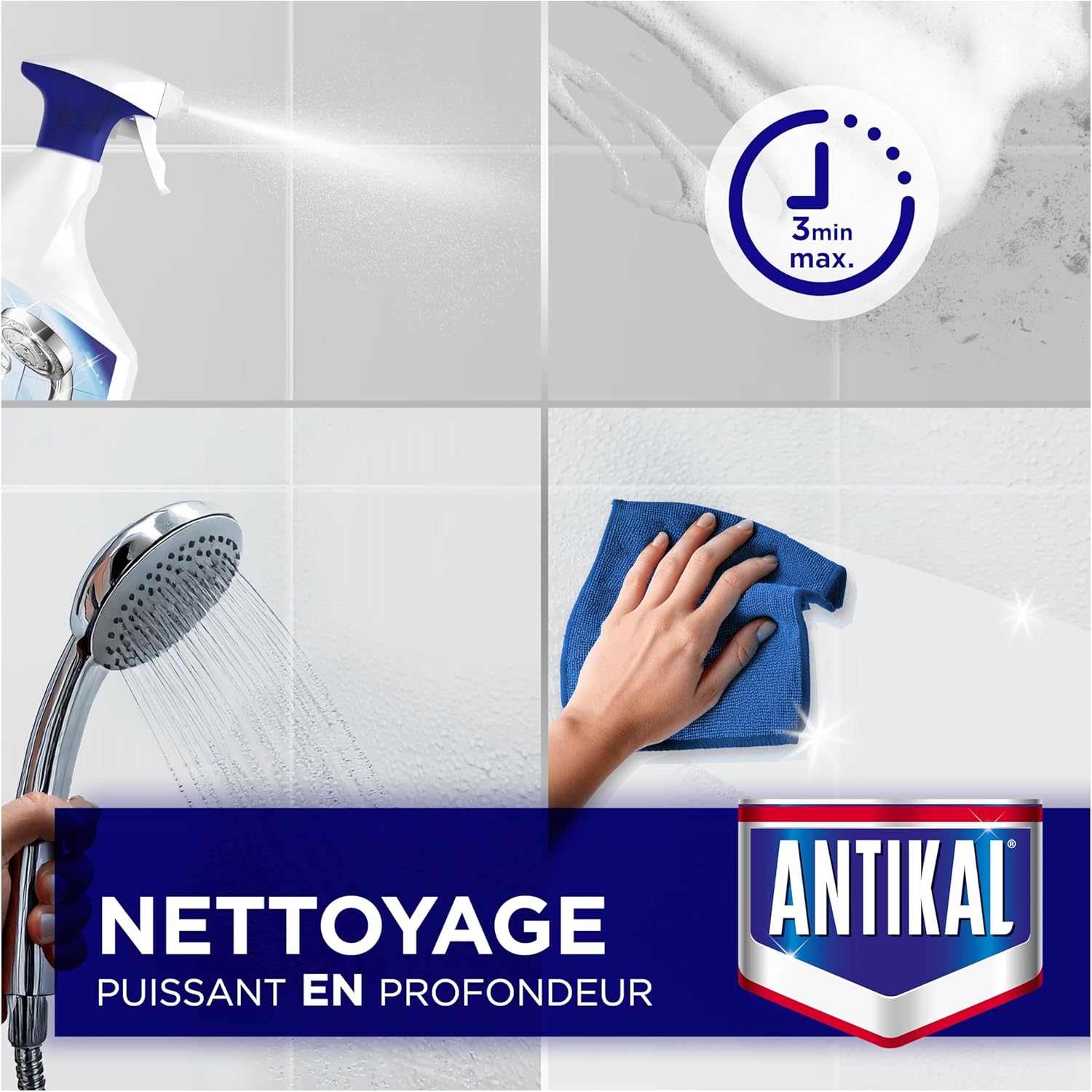 Thumbnail 5 de Antikal Original Spray (700 ml x4) anti-calcaire : jusqu’à 99,99% et technologie anti-gouttes