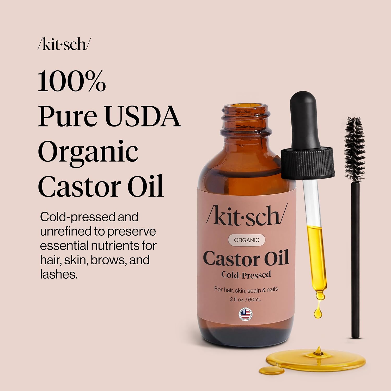Detalle 2 de Kitsch Castor Oil 2 oz