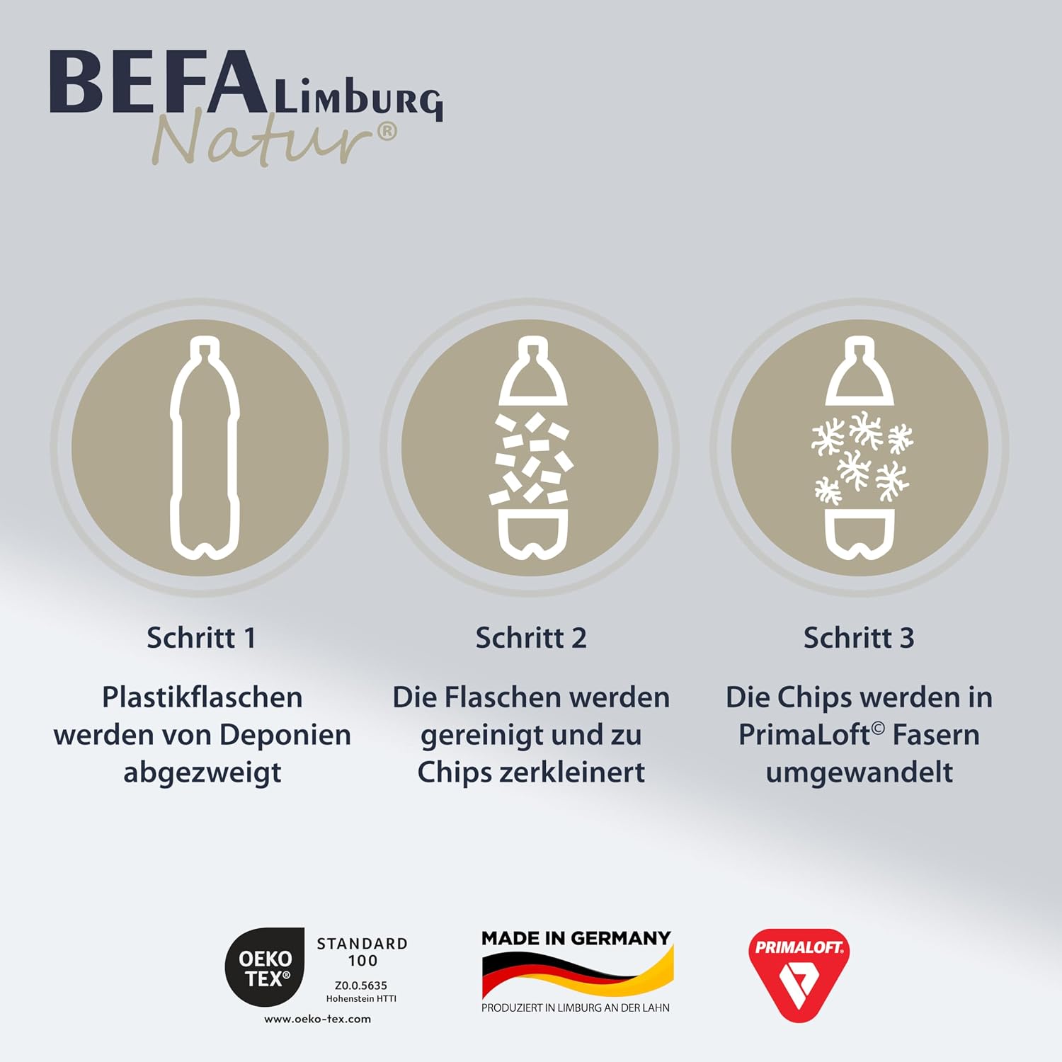 Thumbnail 3 de BEFA NATUR PrimaLoft Bio bedkussens 80 x 80 cm, set van 2
