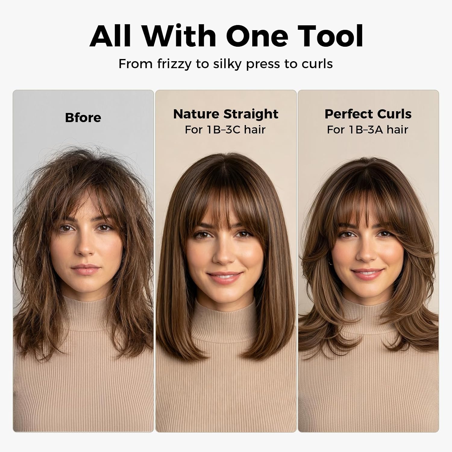 Detalle 2 de CARESKY GT2305 Cordless Curling Iron Brush, 1-1/2-Inch, 4 Settings