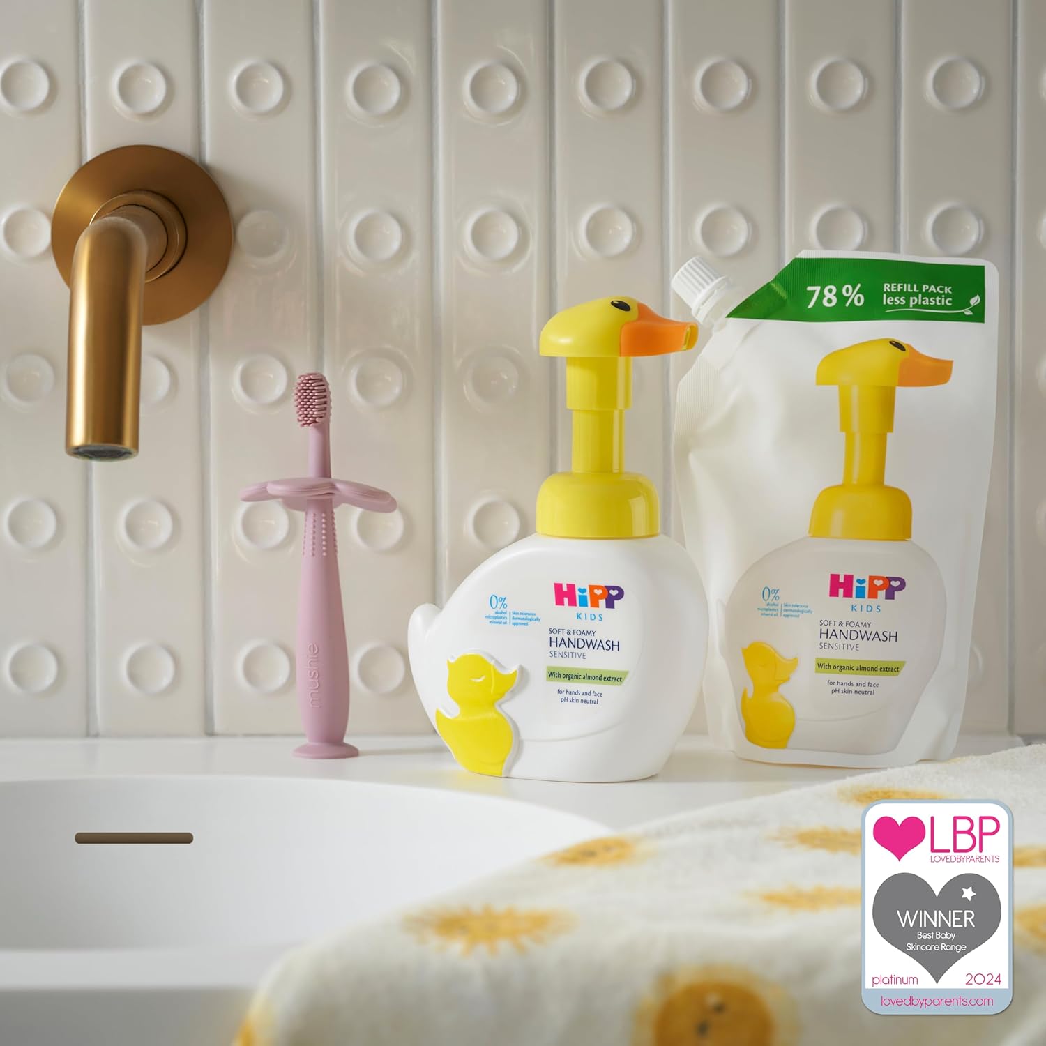 Thumbnail 2 de HiPP Kids Soft and Foamy Duck Handwash Refill 250ml (Pack of 6)