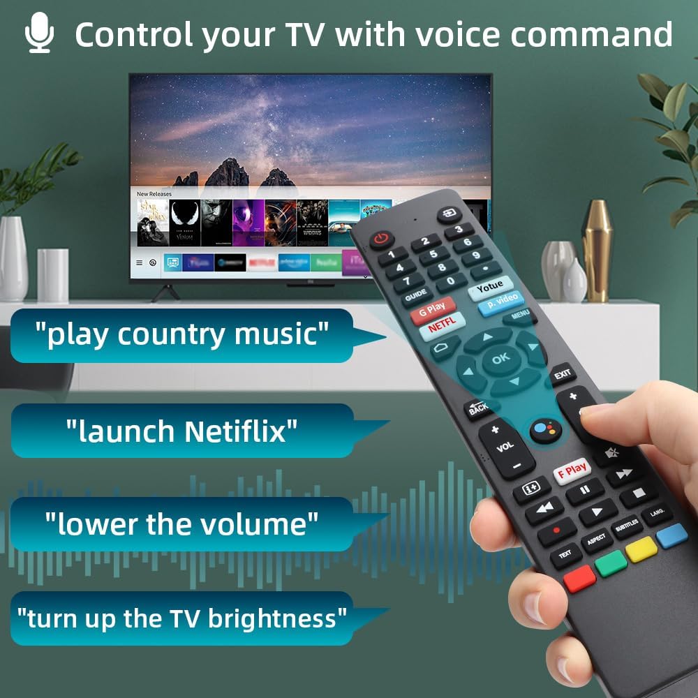 Detalle 1 de Gvirtue RM-C3250 Voice Remote for JVC TVs