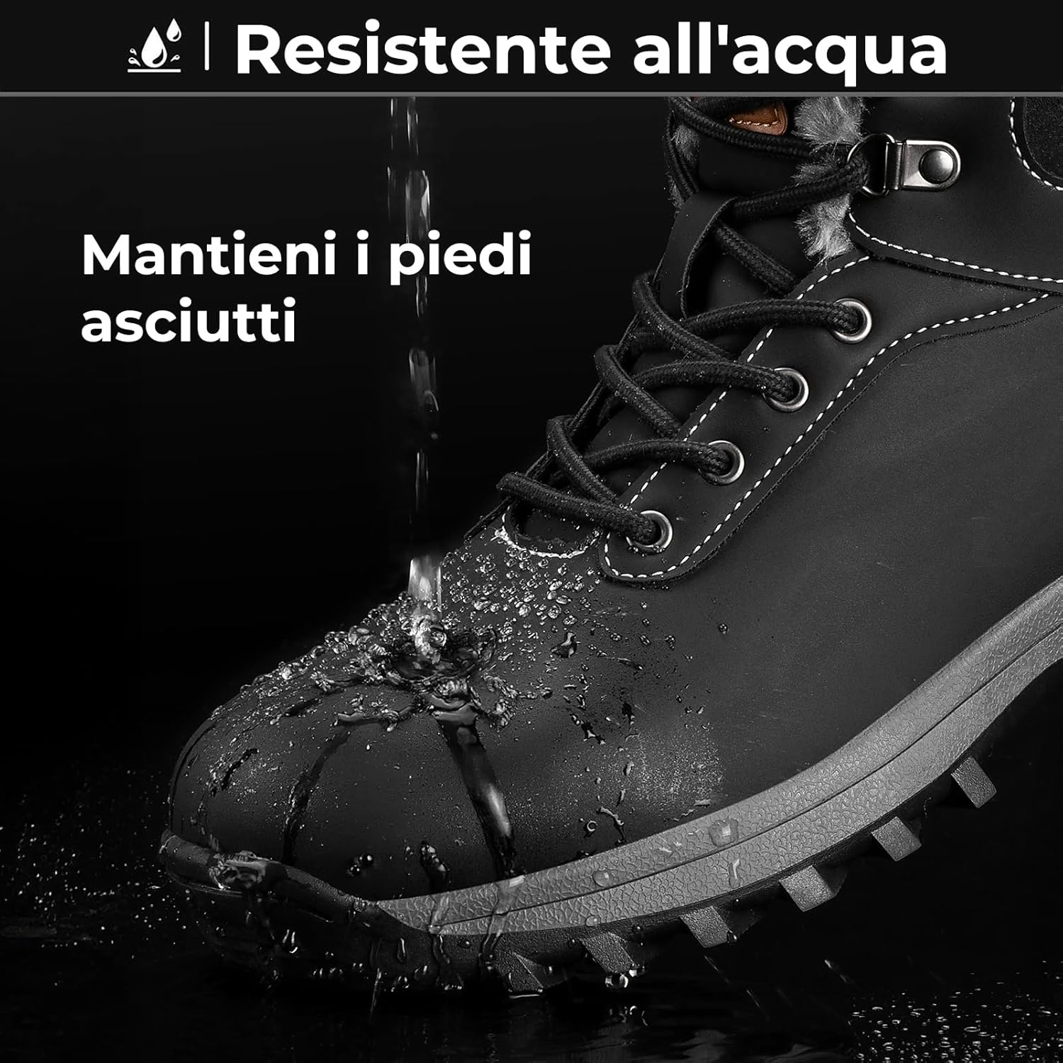 Thumbnail 3 de Mishansha Stivali da neve imbottiti uomo donna 36-48