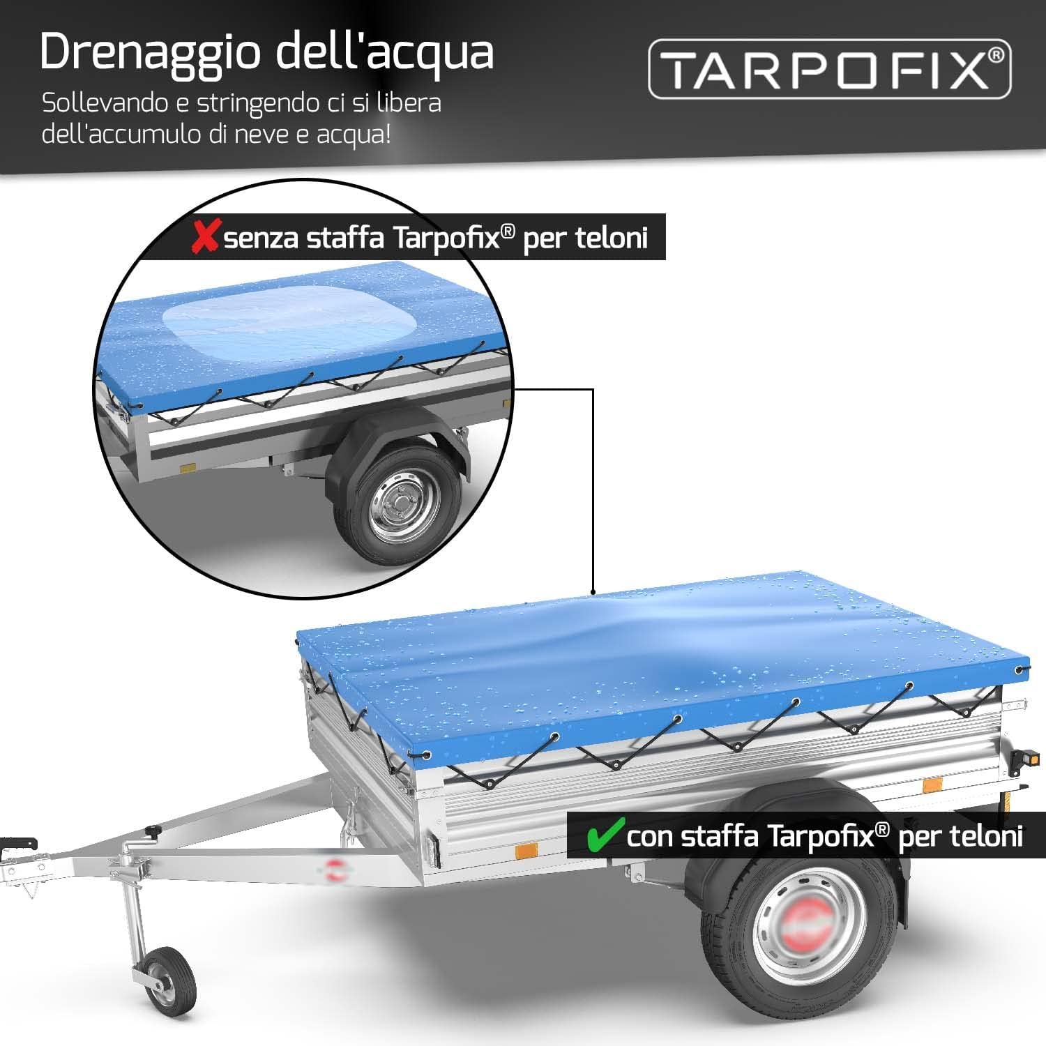 Thumbnail 1 de Tarpofix staffa alluminio teloni 140-210 cm