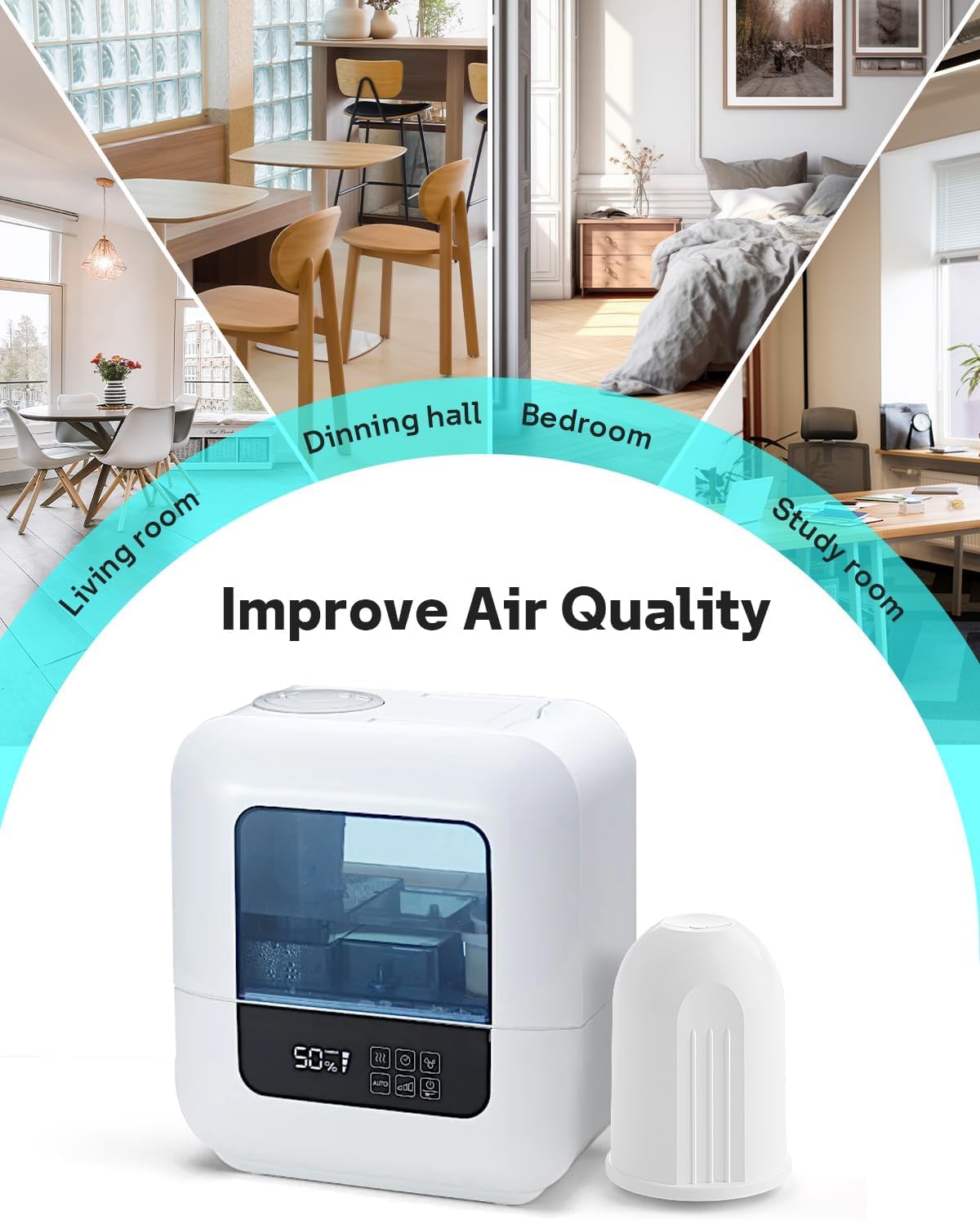 Thumbnail 5 de Leemone A250-2P Aqua Pro Demineralization Filter, 2-Pack for BONECO Humidifiers