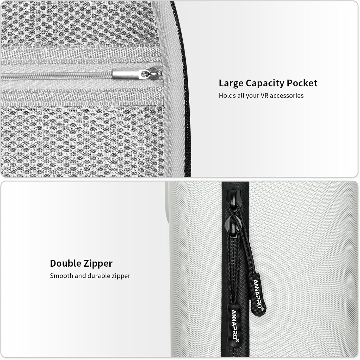 Detalle 1 de ZOZOVR Quest 3S case with shock protection