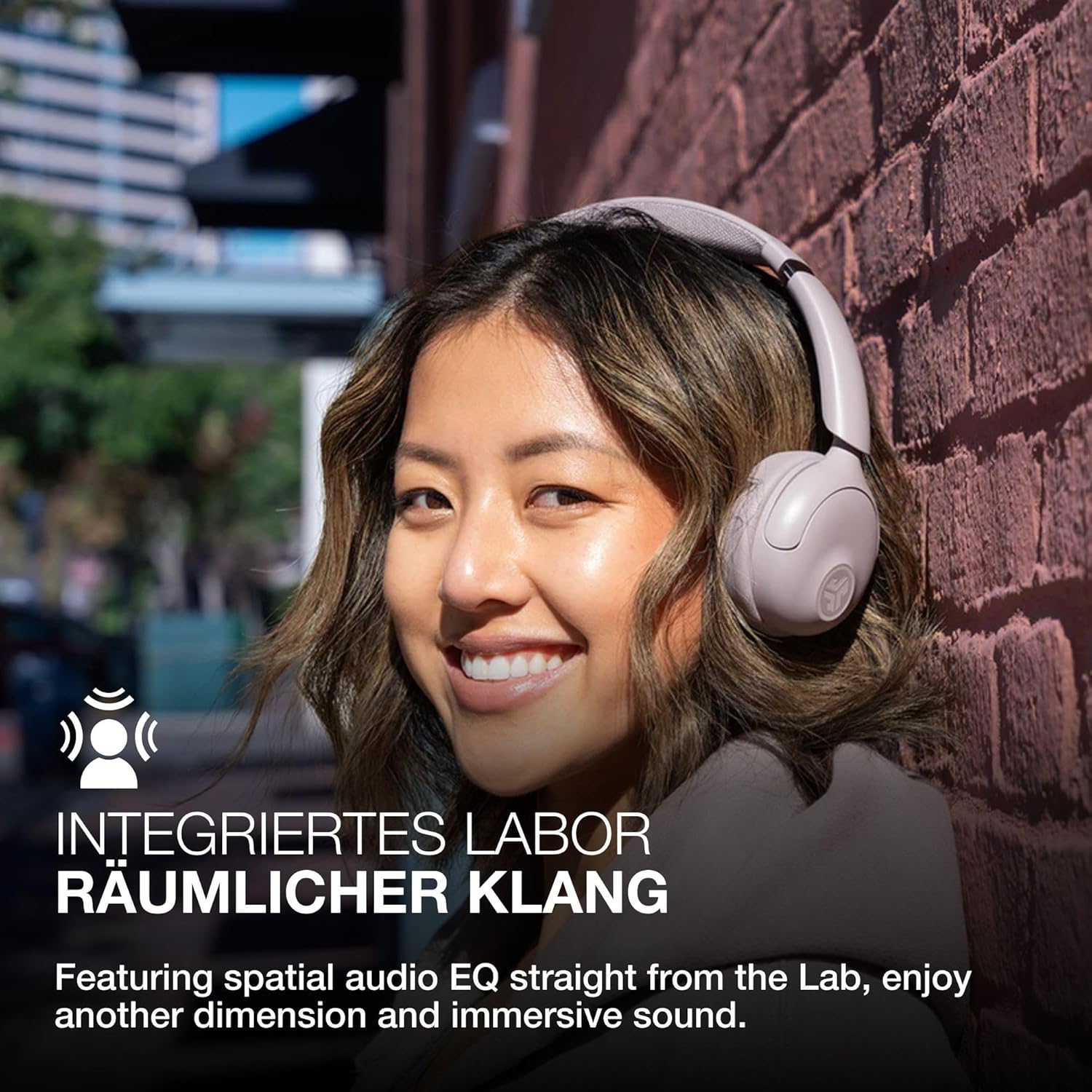 Thumbnail 2 de JLab Go Lux ANC Kopfhörer mit Hybrid Noise Cancelling, Bluetooth On-Ear & Mikrofon (mauve)