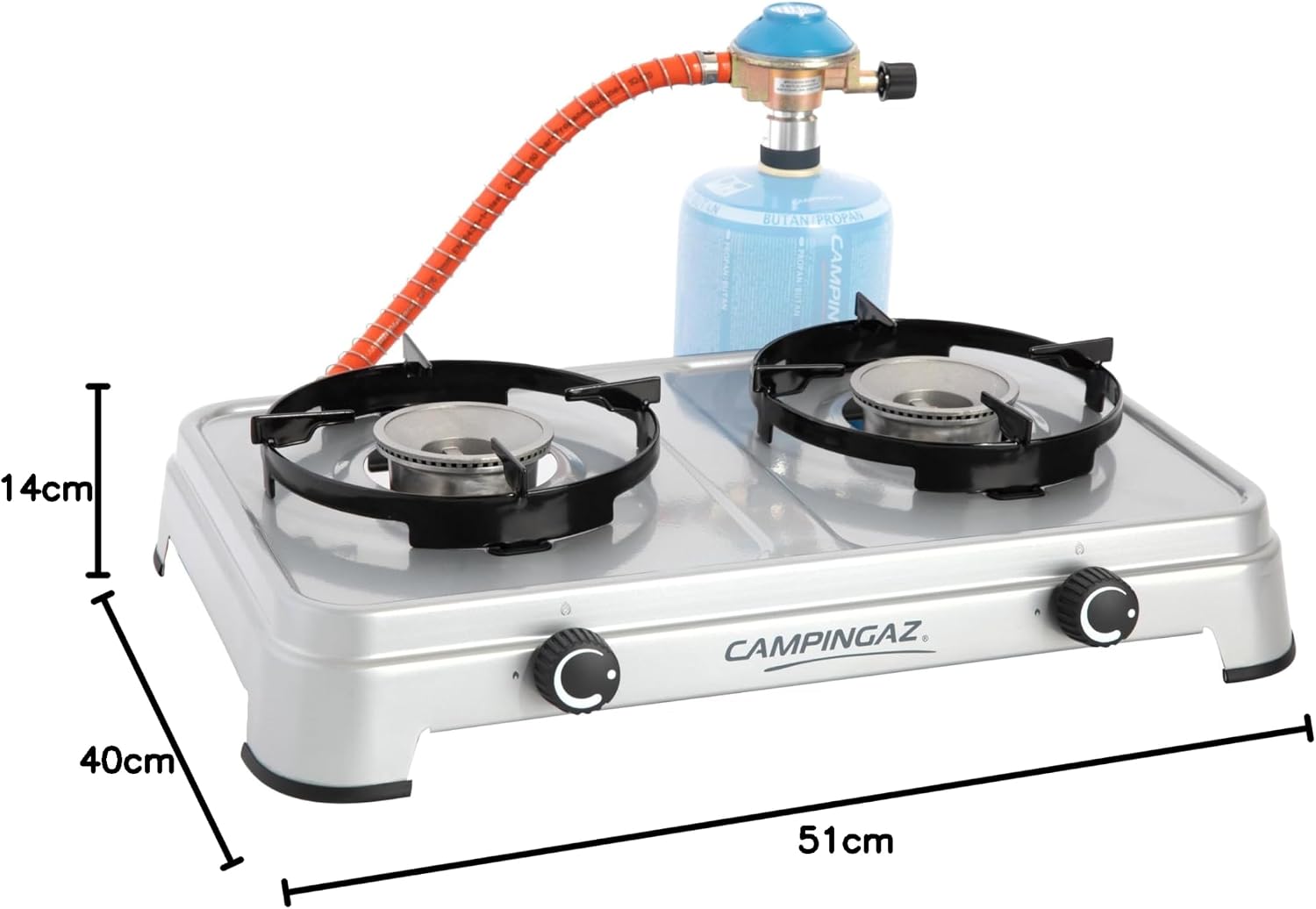 Detalle 2 de Campingaz Camping Cook CV 2-Burner gas stove