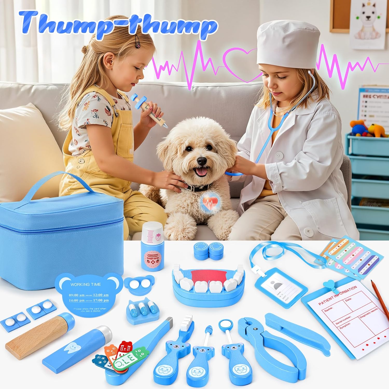 Detalle de Kit dottore bimbi Ophy 16 pezzi