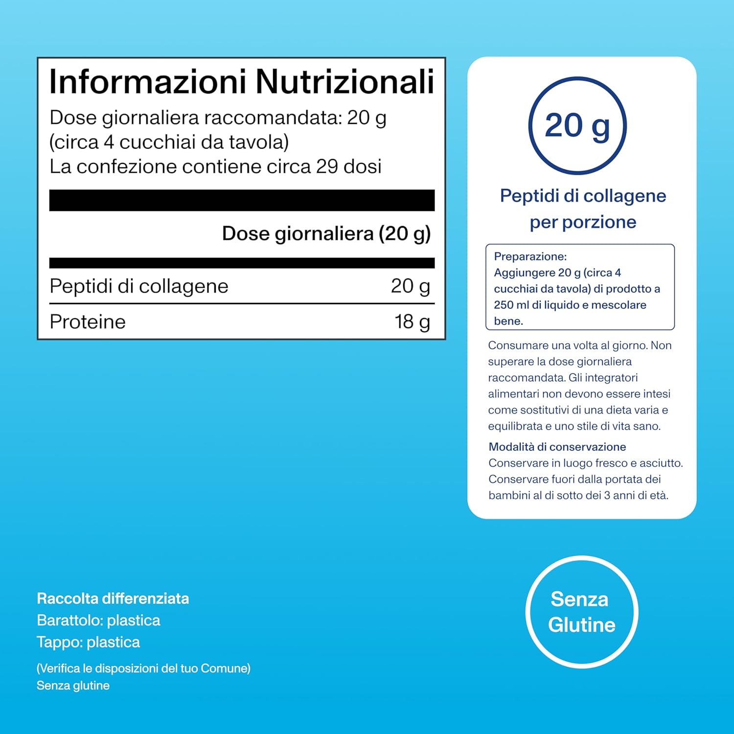 Thumbnail 6 de Vital Proteins Collagen Peptides – Collagene idrolizzato in polvere 587 g (tipo I, III, bovino)