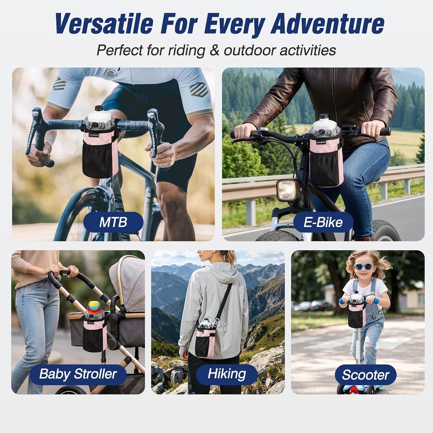 Thumbnail 6 de MoKo Bike Bottle Holder, 900D Oxford Fabric