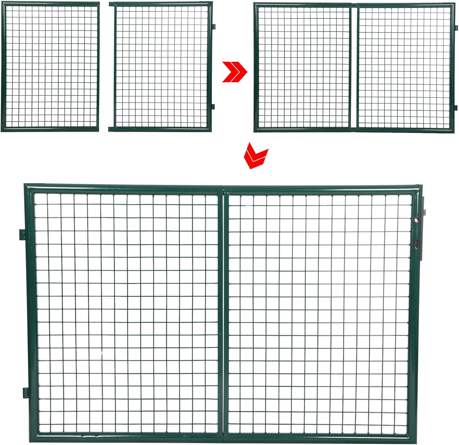 Thumbnail 5 de SONGMICS GGD300G Portillon de jardin 310 x 100 cm