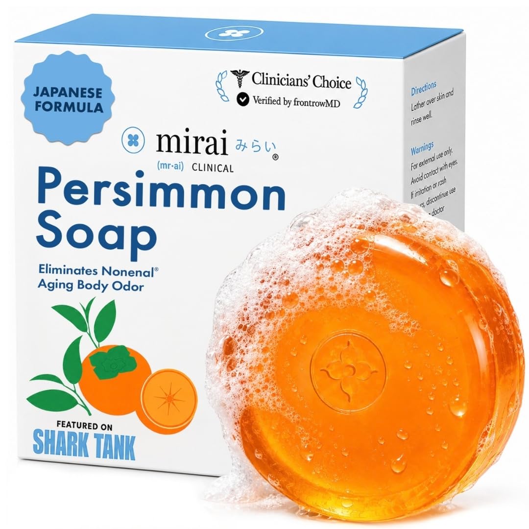Detalle de Mirai Clinical Persimmon Soap with Green Tea Extract for Body Odor