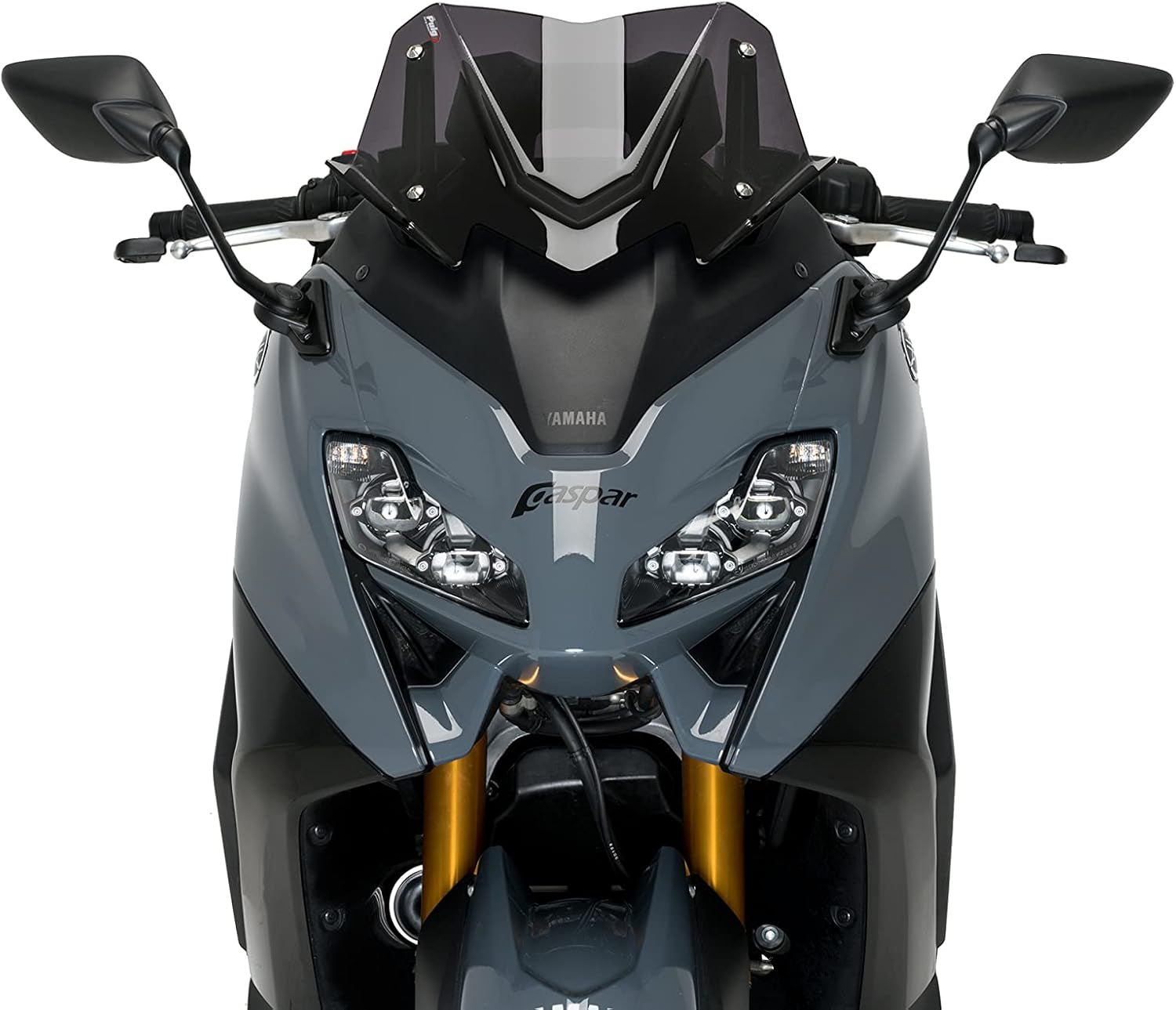 Detalle de Puig 21269F Verkleidungsscheibe für Maxiscooter – sportlich, aerodynamisch und TÜV-konform