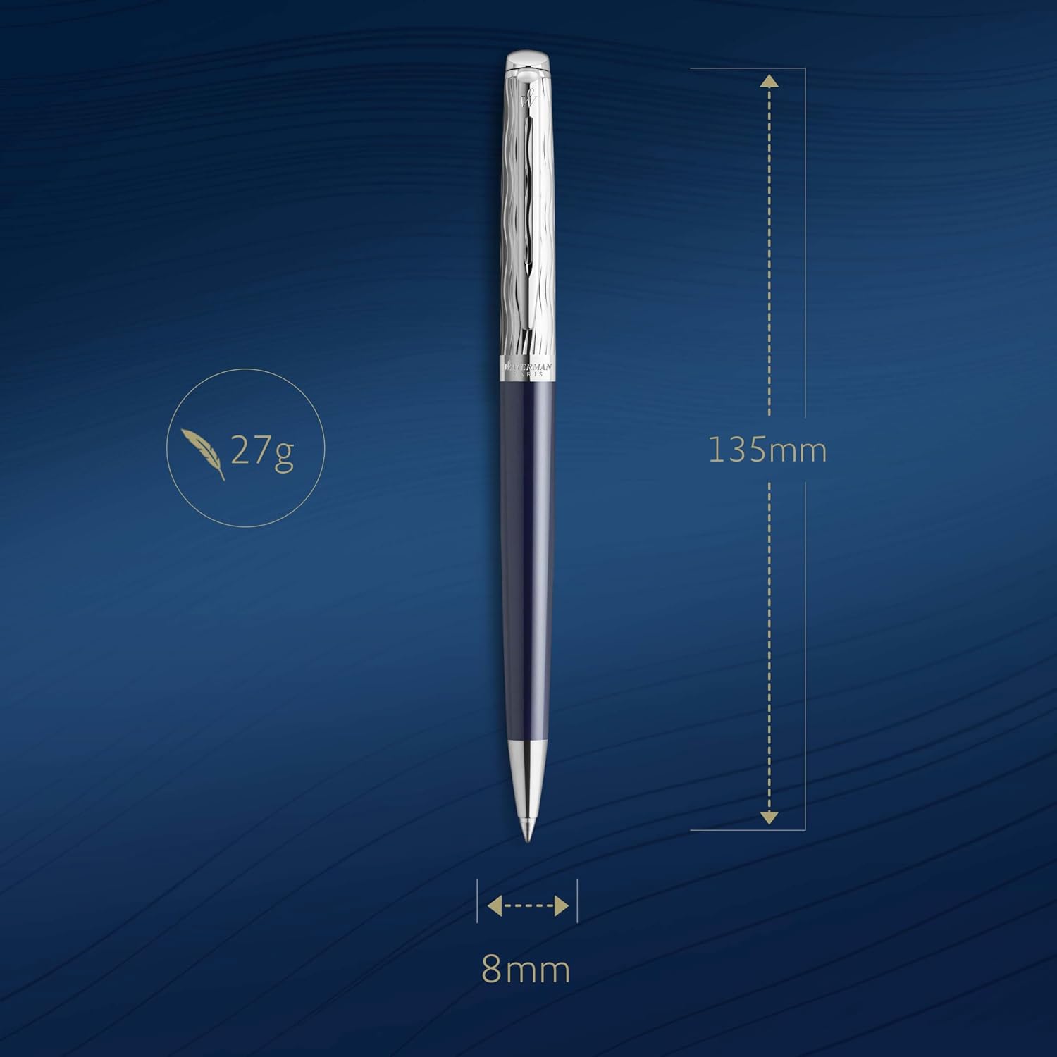 Detalle de Waterman Hémisphère penna a sfera blu