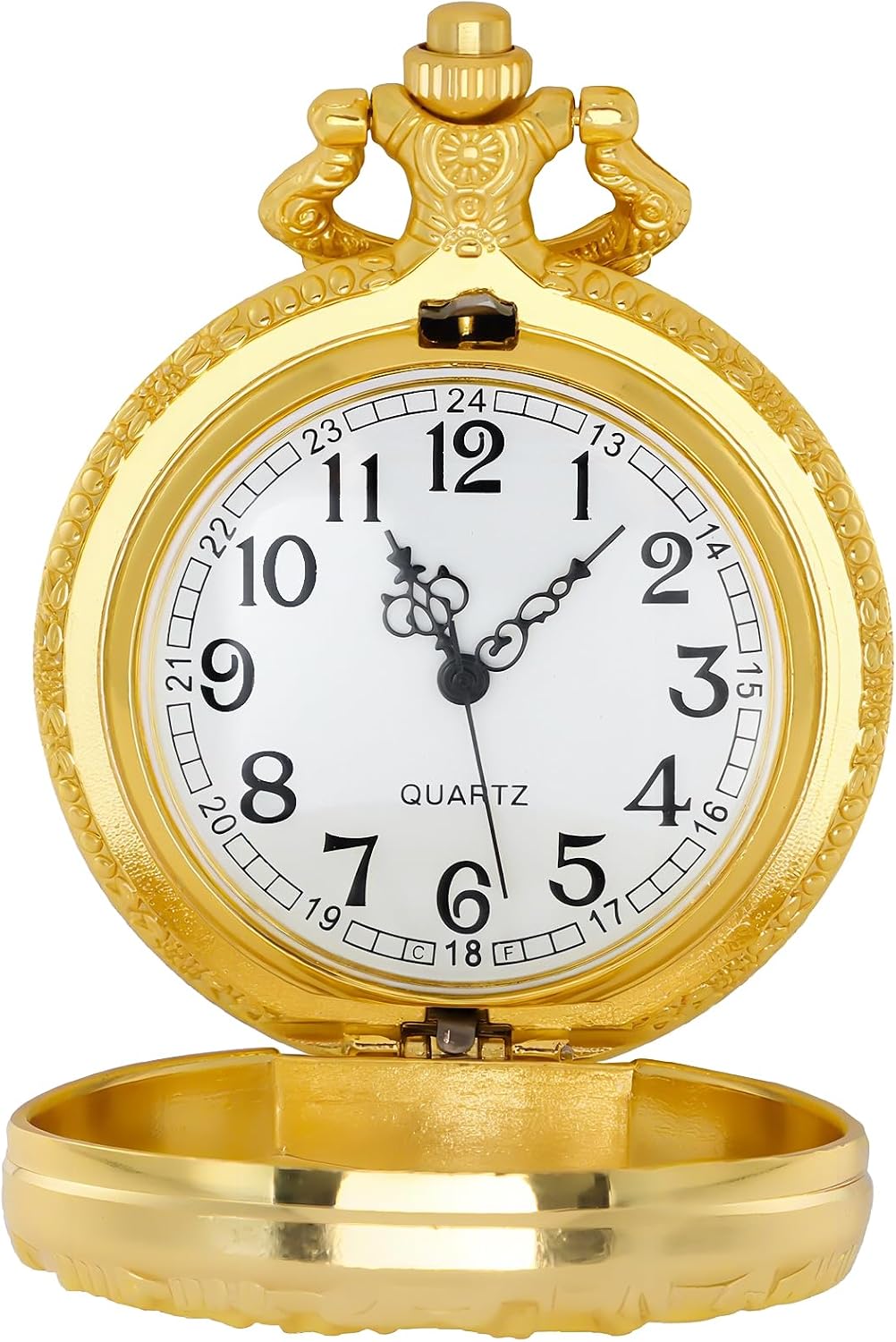 Thumbnail 1 de Tiong Tree of Life Pocket Watch with Chain – 4.5 cm Quartz Vintage