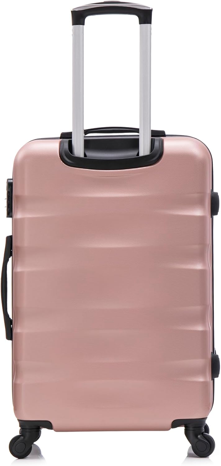 Detalle de CELIMS Set Valigie | Valigia media 20 kg rigida Oro Rosa + Beauty Case 35 cm inclusa