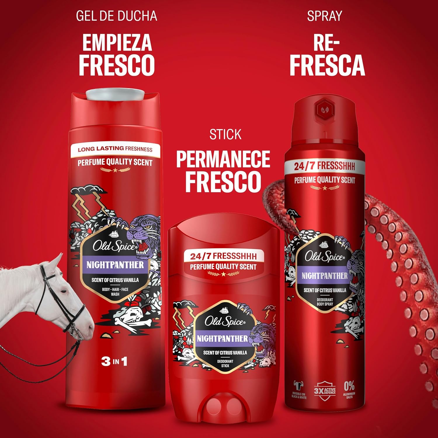 Thumbnail 6 de Old Spice Night Panther 4x50ml desodorante en barra