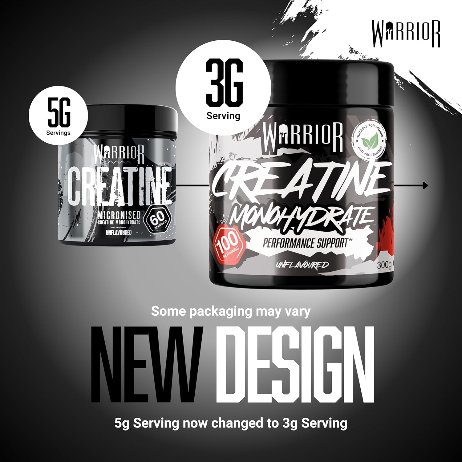 Thumbnail 3 de Warrior Creatine Monohydrate Powder 300g – Pure, Unflavoured Micronised Creatine for Strength and Recovery