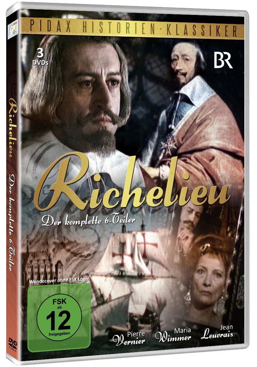 Detalle de Richelieu – die komplette Serie (Pidax Historien-Klassiker) auf 3 DVDs von History Movies