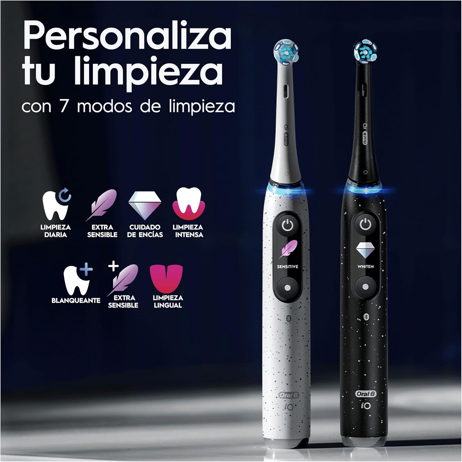 Detalle 2 de Oral-B iO 10 negro, cepillo eléctrico 3h