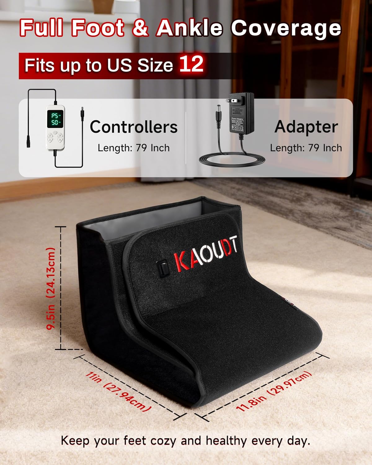 Thumbnail 6 de Kaoudt Medical Grade Red Light Therapy for Feet – Dual-Wavelength 660nm/850nm with Full-Foot Coverage