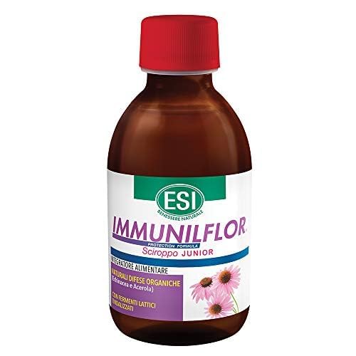 Detalle de ESI Immunilflor Sciroppo Junior Verde 180 ml – Integratore per le difese immunitarie dei bambini