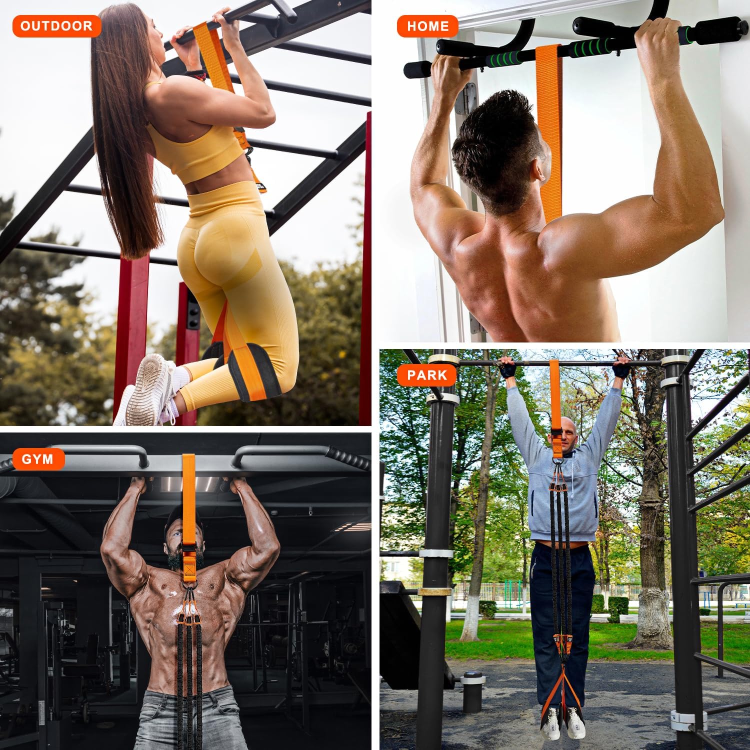 Detalle de HPYGN Pull Up Assist Bands set
