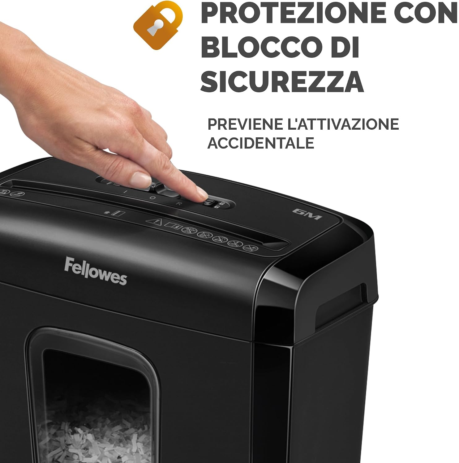Thumbnail 4 de Fellowes 6M Distruggi documenti microframmenti