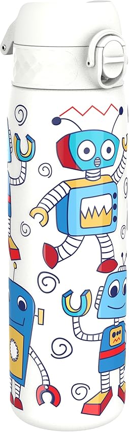 Detalle de ion8 Botella Agua Inox 600 ml, ligera y a prueba de fugas 🚰