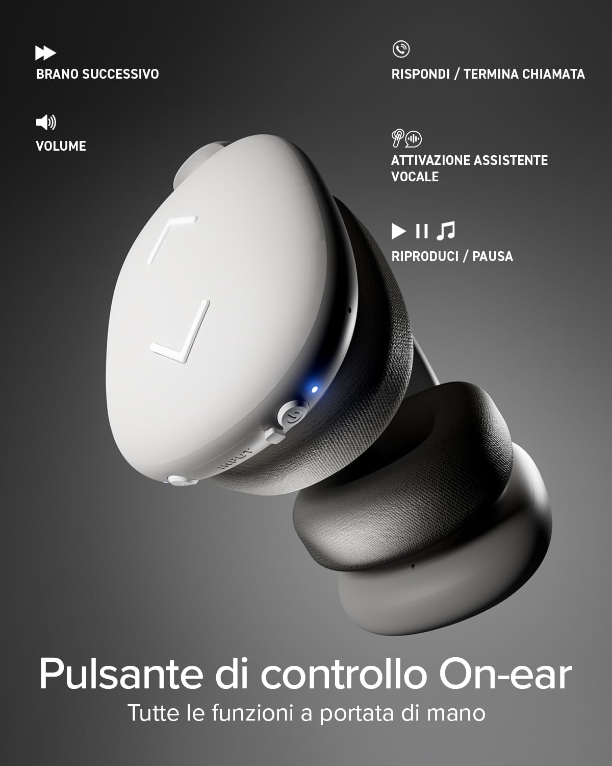 Thumbnail 6 de JAZ Pure Wave: Cuffie Wireless Gaming On-Ear con bassa latenza, mic integrato e jack 3,5 mm