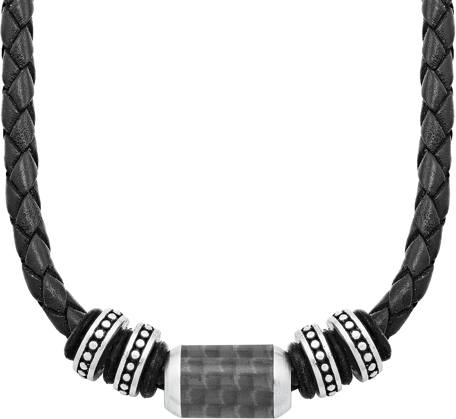 Imagen de s.Oliver Collar de cuero inoxidable 47 cm en OfertitasTOP