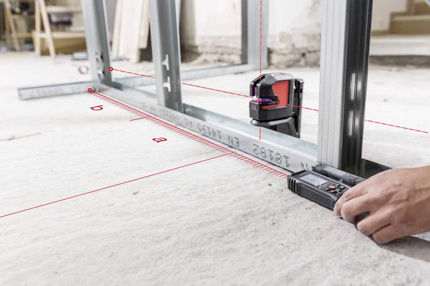 Detalle 1 de Leica DISTO X4 – dalmierz laserowy IP65 z Bluetooth i kamerą celowniczą