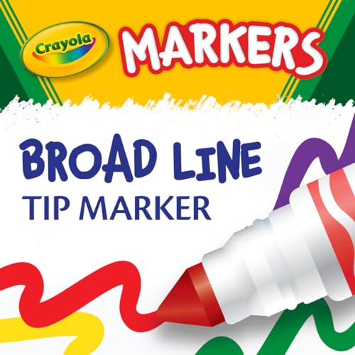 Detalle de Crayola Broad Line Markers Classpack (256 Ct): Bulk Classroom Markers for Schools