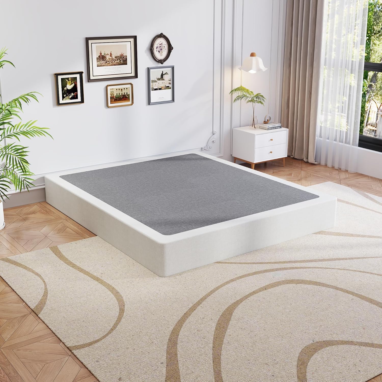 Thumbnail 1 de OSASET Full Box Spring — 9 Inch Metal Full Size, Heavy-Duty Foundation