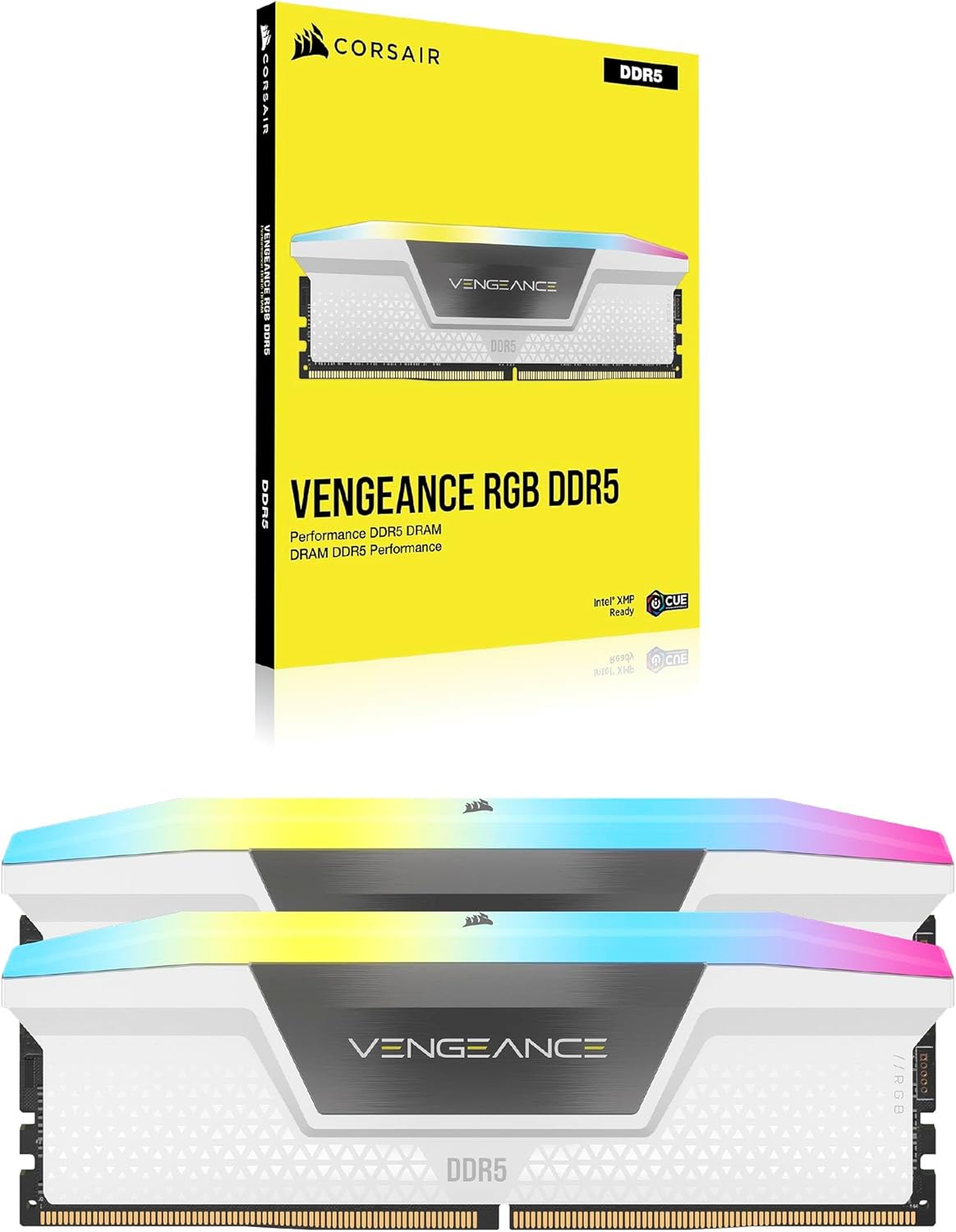 Detalle 2 de Corsair Vengeance RGB DDR5 32GB 6000MHz