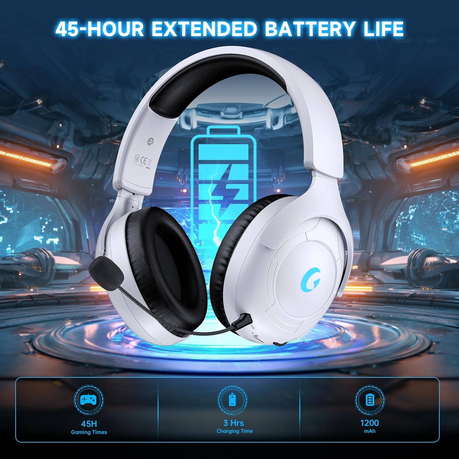Thumbnail 5 de Rumoon wireless gaming headset with mic