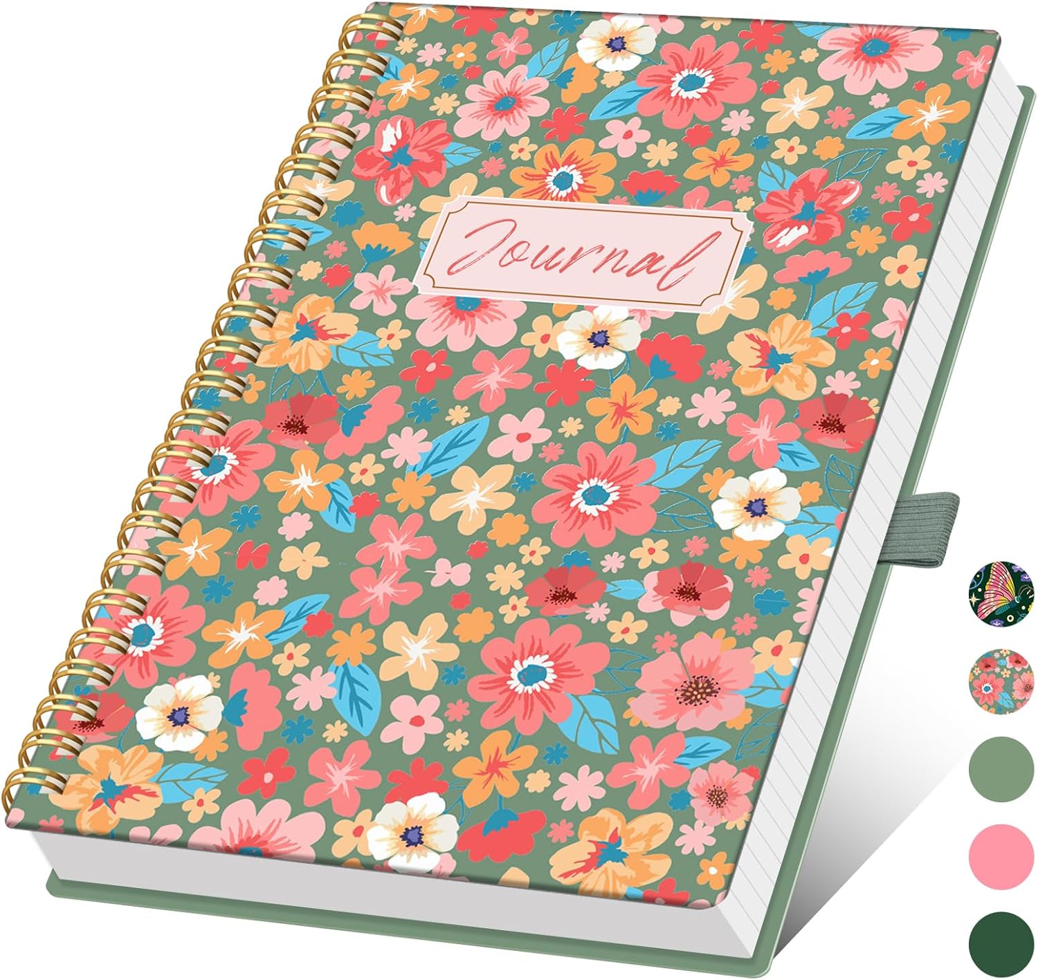 Thumbnail 6 de XLOXFU Dotted Spiral Notebook A5 Journal – 140 Pages, Hardcover, Bullet Dot Grid