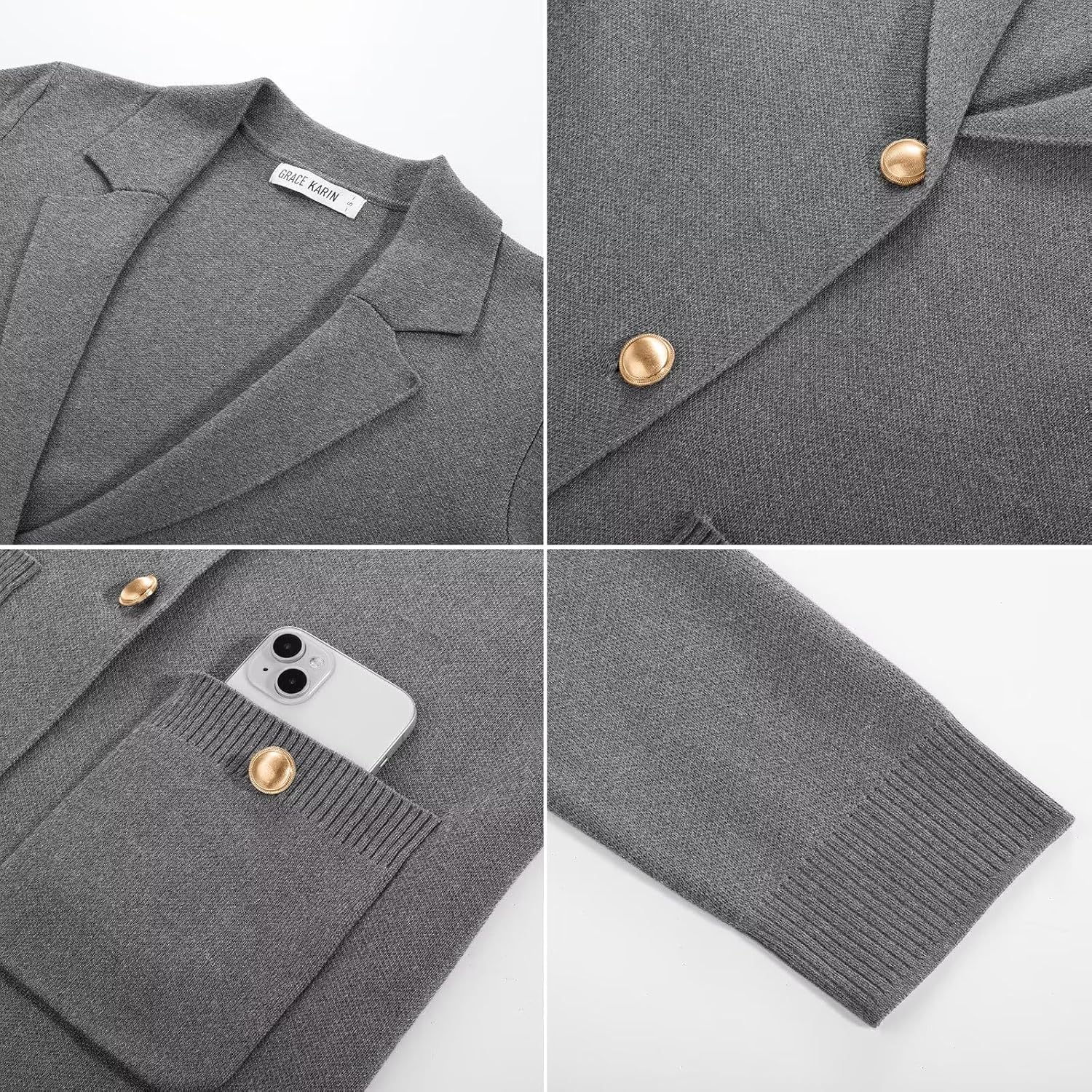 Thumbnail 6 de Grace Karin Women's Blazer
