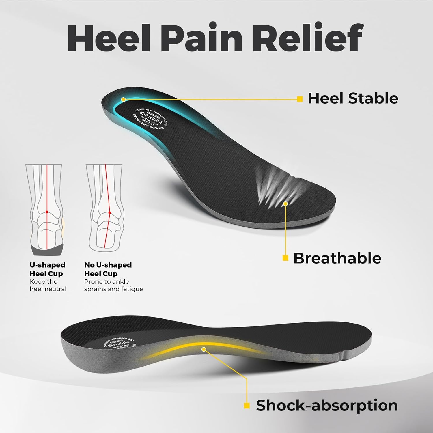 Thumbnail 6 de FitVille Extra Weit Laufschuhe Damen – Bequeme Sneaker mit breiter Zehenbox