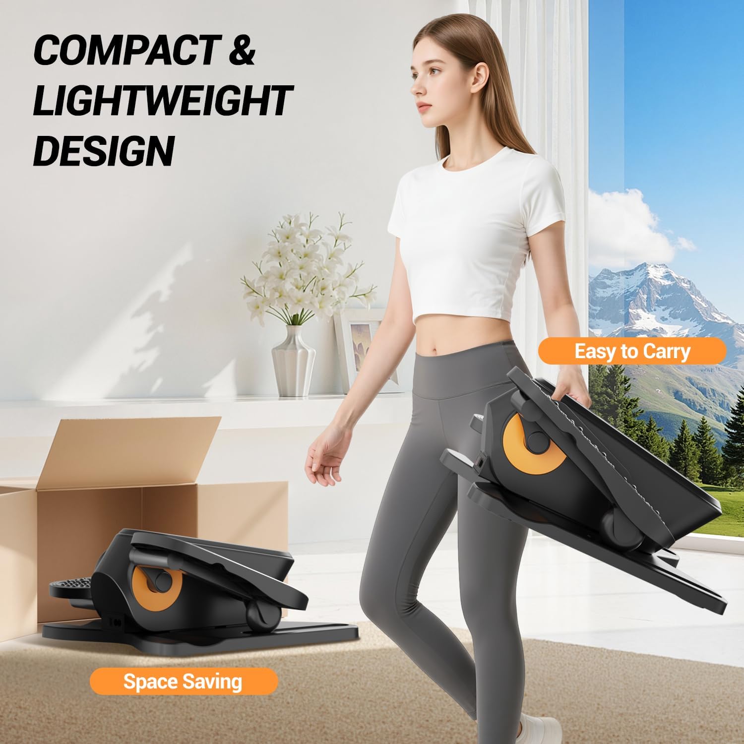 Thumbnail 5 de Electric Under Desk Elliptical 12-Speed 🚴♀