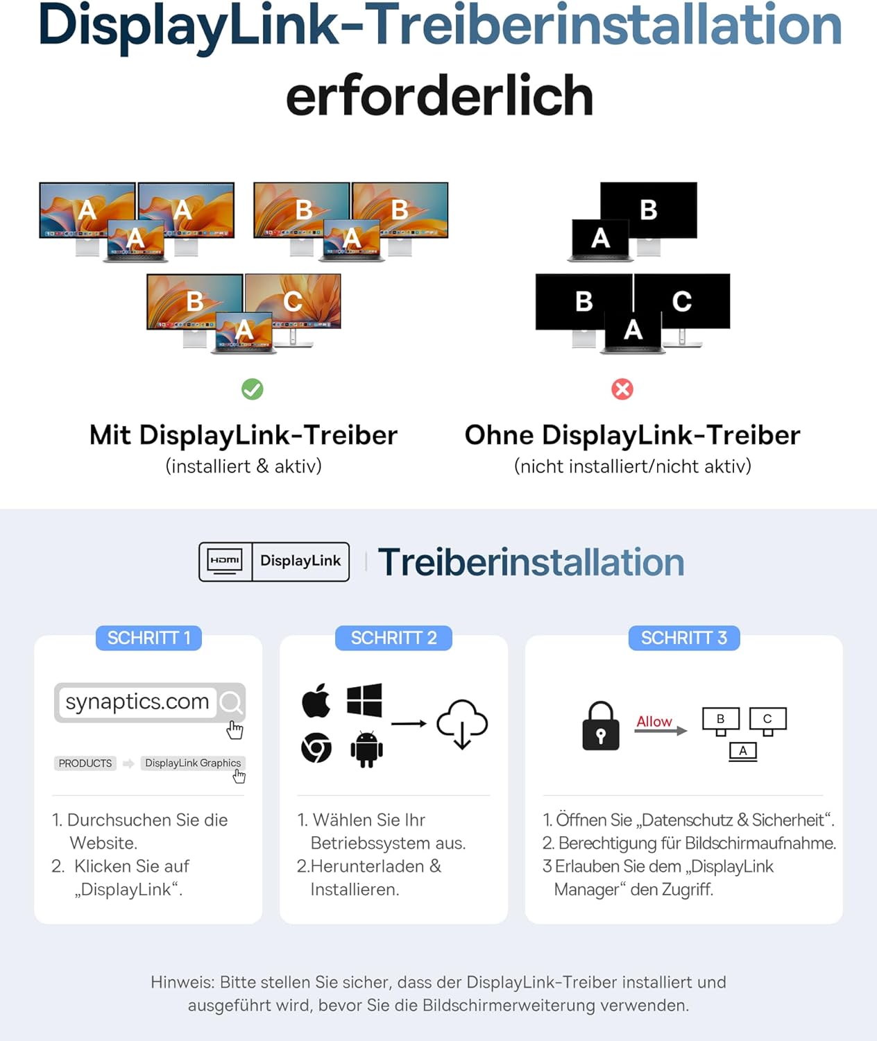 Thumbnail 1 de Baseus Nomos Air Mac 12-in-1 DisplayLink Dockingstation für macOS – Dual-Display mit 2K (HDMI/DP), 10Gbps USB-C/A und 100W PD