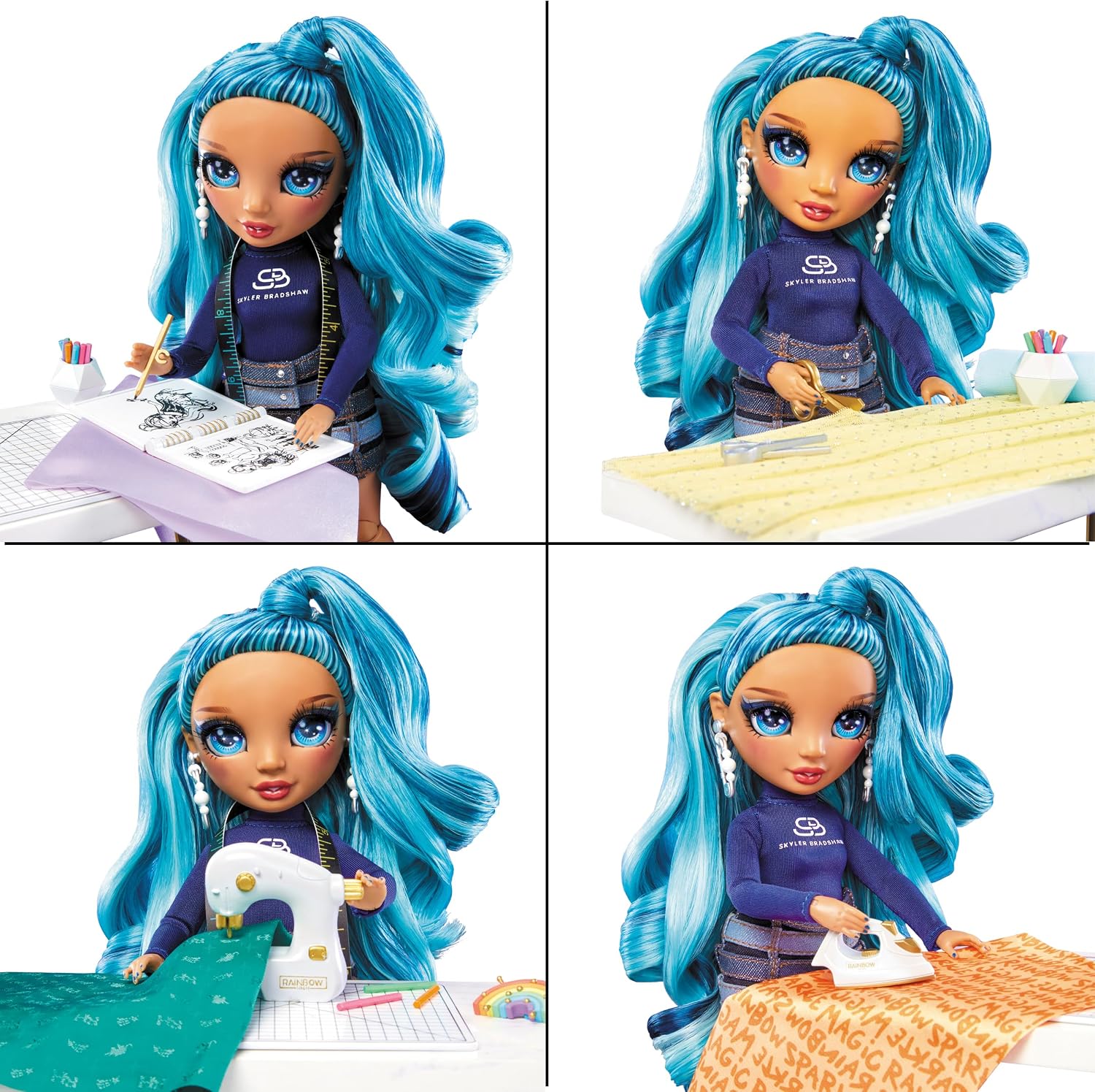 Thumbnail 4 de Rainbow High Dream & Design Modedesigner-Set 4–12