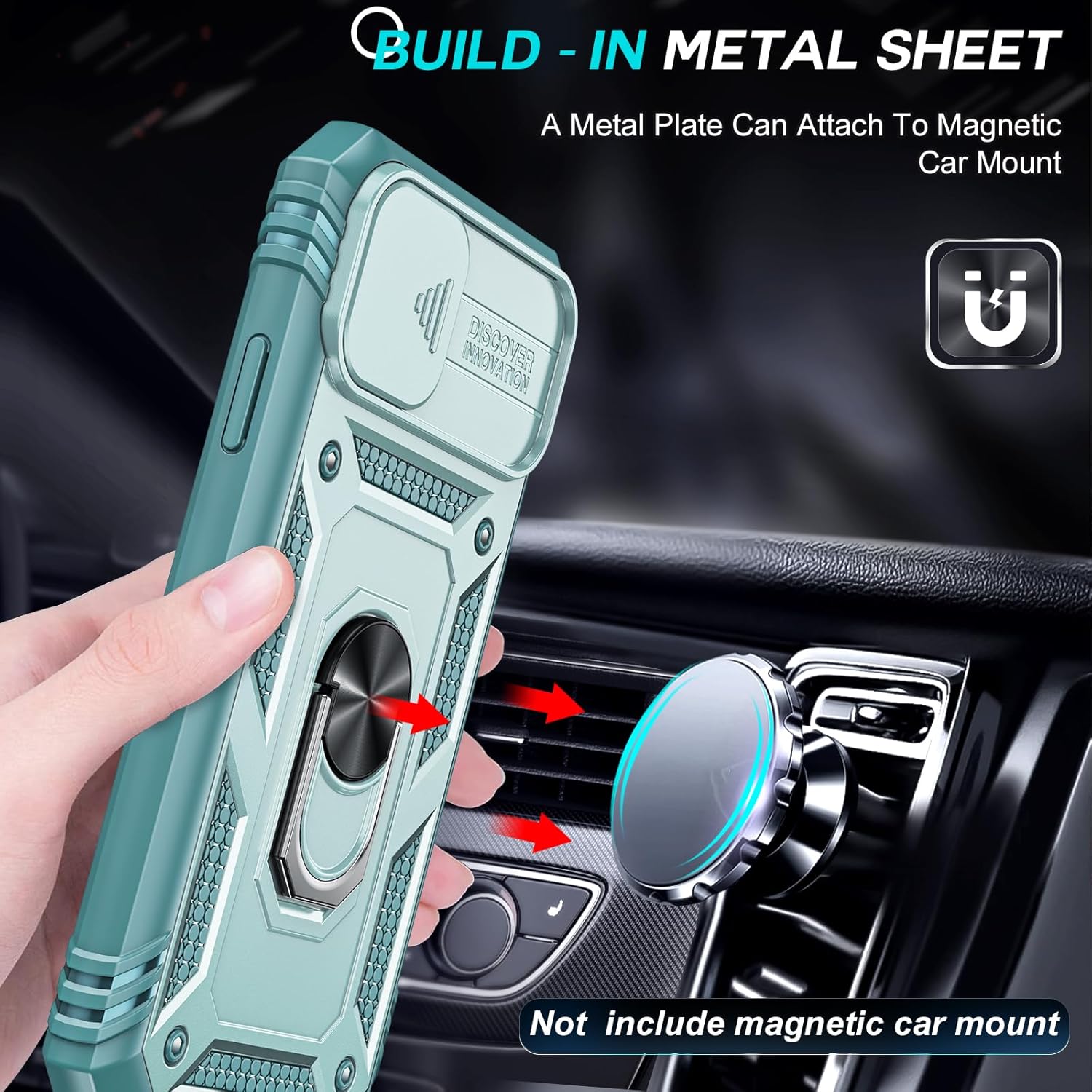 Thumbnail 3 de LeYi for iPhone 11 Case with Slide Camera Cover and 2 Tempered Glass Screen Protectors