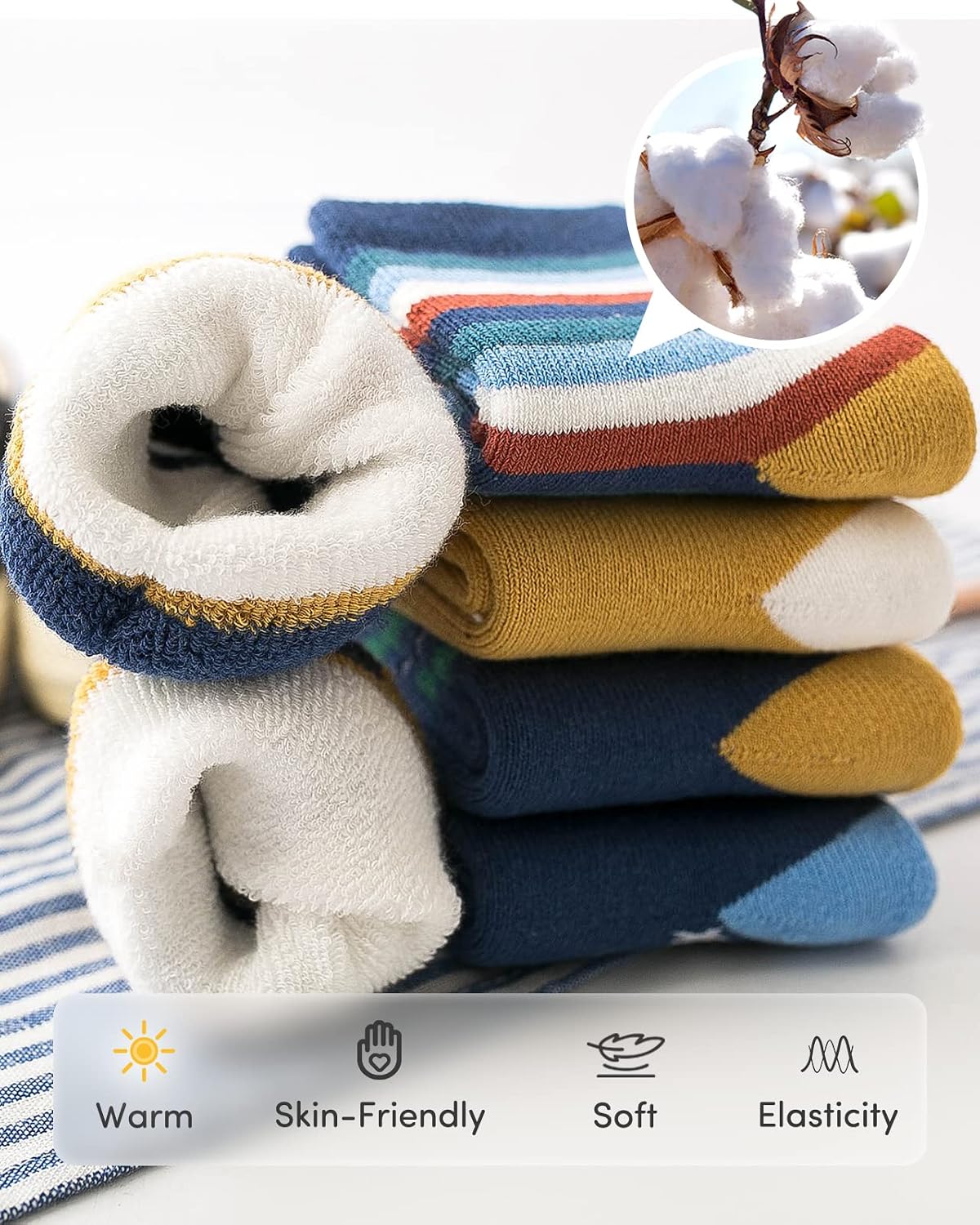 Detalle 2 de Adorel Thermosocken 5er-Pack Jungen