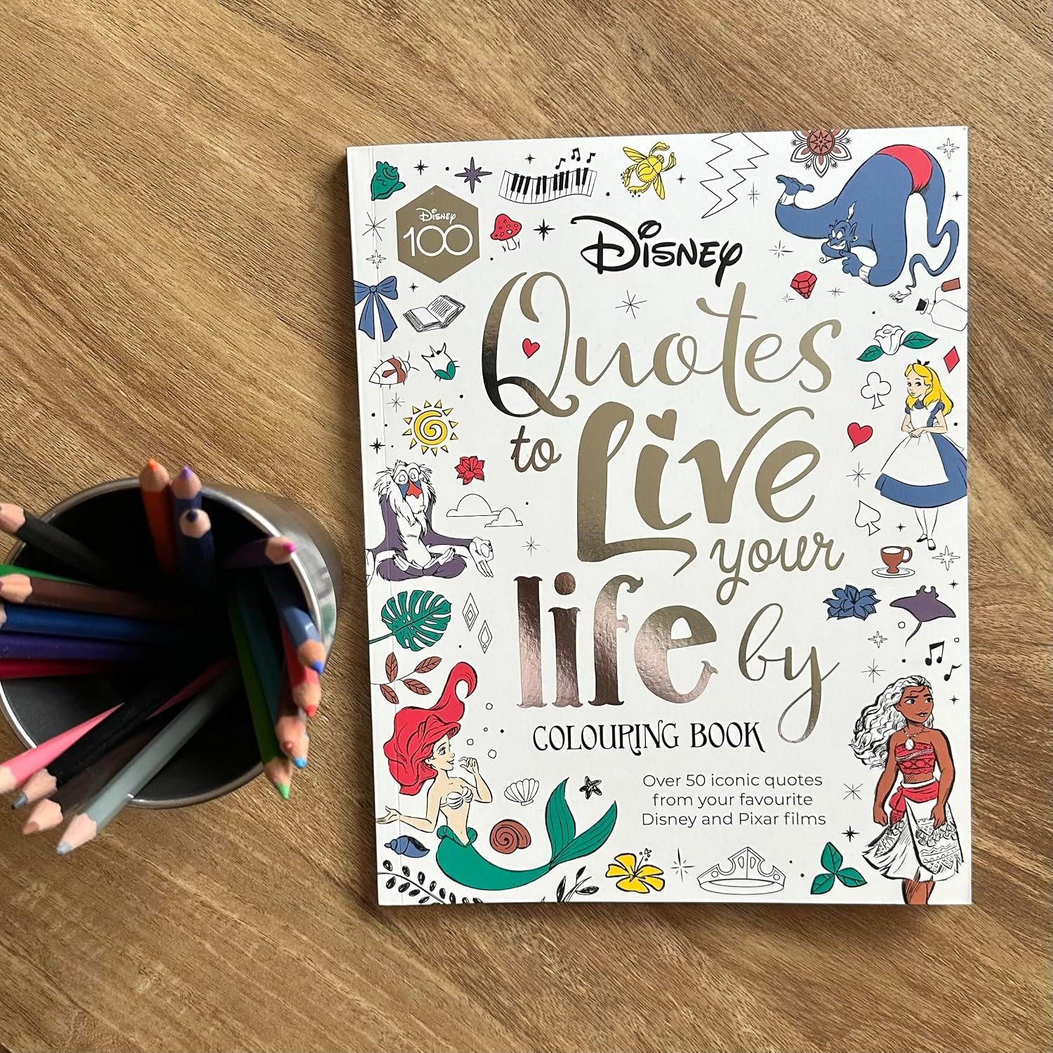 Thumbnail 4 de Studio Press Disney Quotes Colouring Book